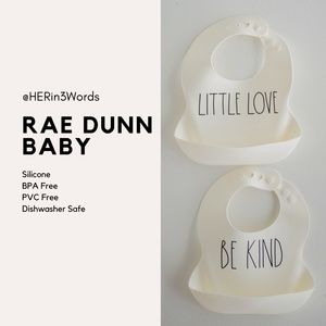 RAE Dunn Baby Bibs
